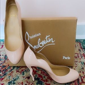 Authentic Christian Louboutin Scalloped Pumps